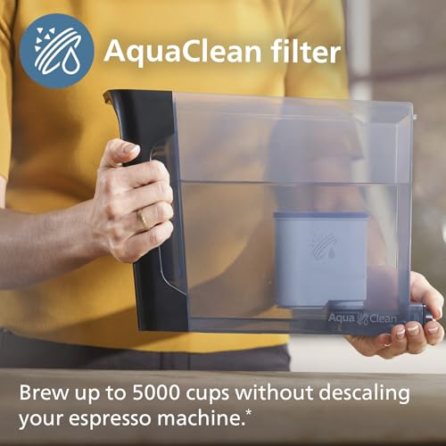 Philips 3300 Series Bean to Cup Coffee Machine – 6 Hot & Iced drinks, LatteGo Milk Frother, Fastest-to-Clean, 40% Quieter, Ceramic Grinder, EP3347/90