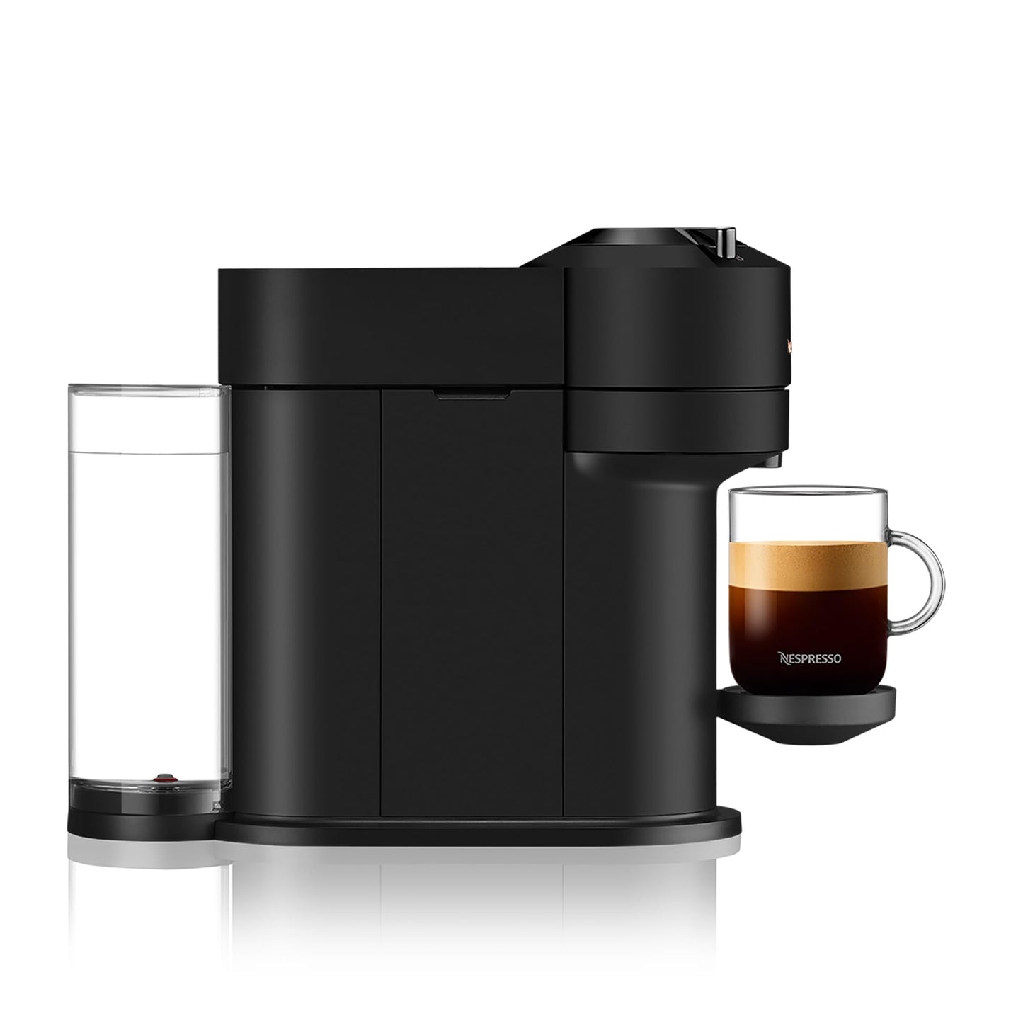 Nespresso Vertuo Next Coffee Machine by De'Longhi, Over 30 Varieties of Pods, 6 Coffee Cup Sizes, Americano, EN120.BM, Matte Black
