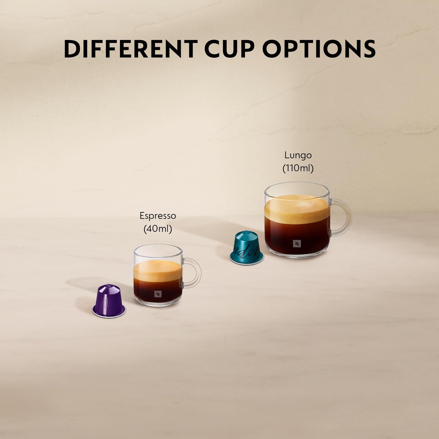 Nespresso Citiz Coffee Machine by De'Longhi for Original Coffee Pods, Italian Inspired Espresso, Quality Coffee, EN167.B, Black