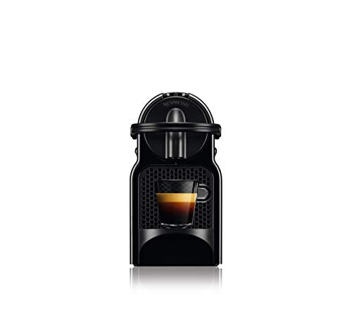 Nespresso DeLonghi EN 80.B - Inissia Capsule Coffee Pod Machine - Auto Brew Stop, fast Heat-up, auto Off - 0.8 Liters, 19 Bar - incl. 16 Pods - black