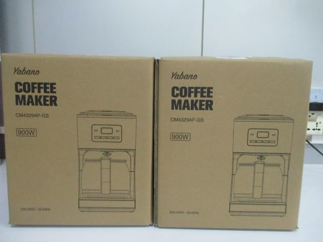 Yabano Coffee Maker, Filter Coffee Machine with Timer, 1.5L Programmable Drip Coffee Maker, 40min Keep Warm & Anti-Drip System