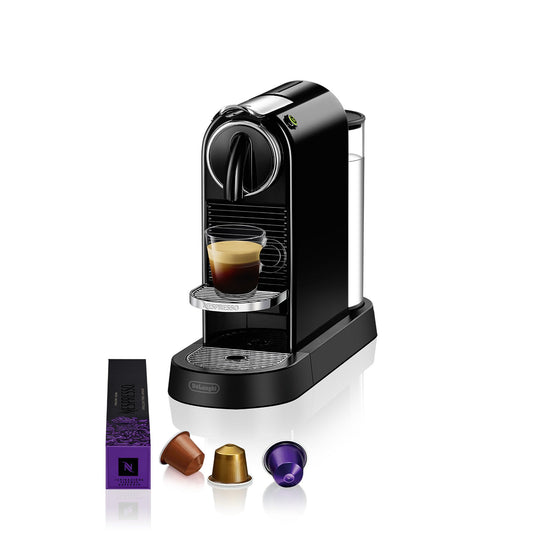 Nespresso Citiz Coffee Machine by De'Longhi for Original Coffee Pods, Italian Inspired Espresso, Quality Coffee, EN167.B, Black