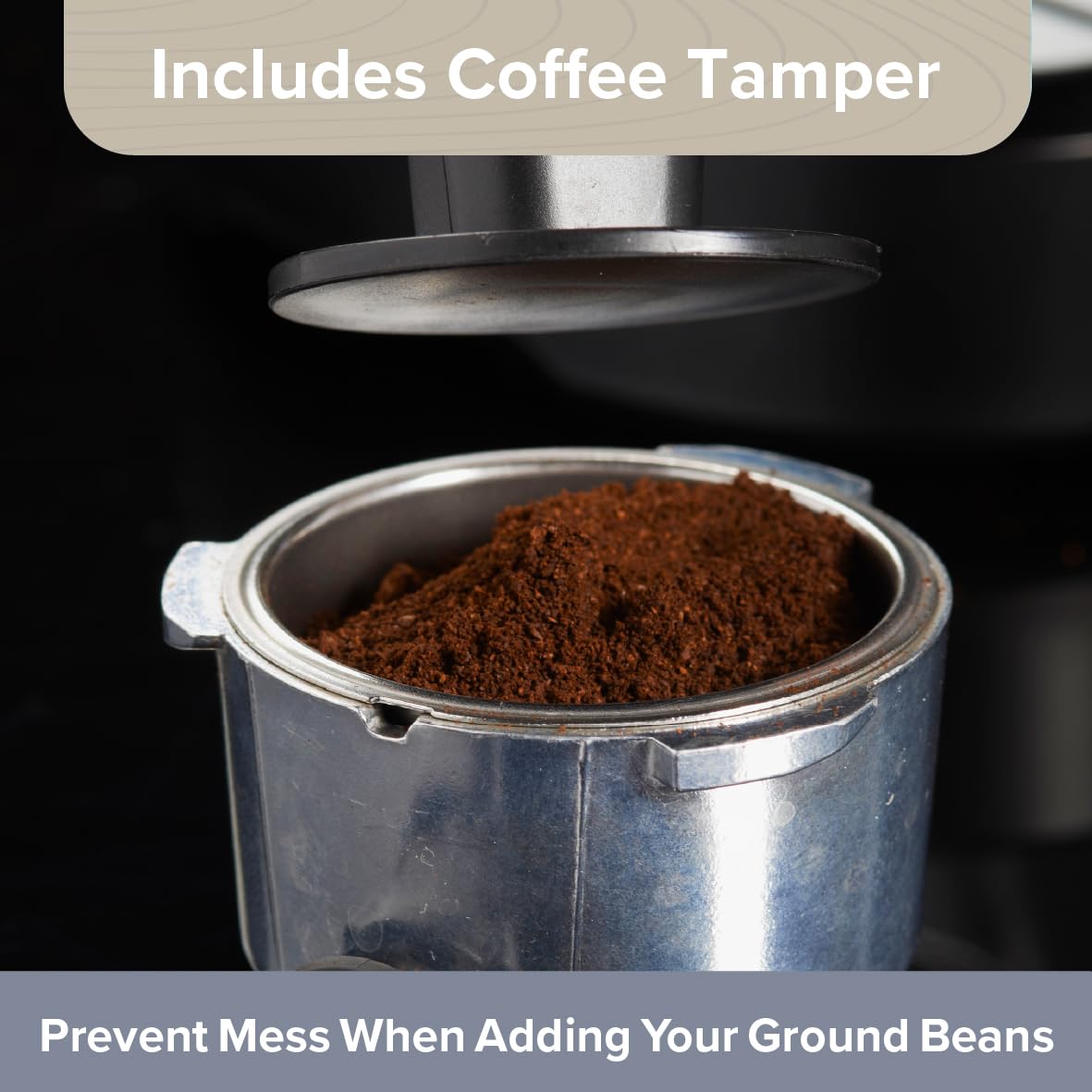 Quest Espresso Coffee Machine / 15 Bar Pressure/Filter & Measuring Cups Included / 1.2L Water Tank/Dual Stainless Steel Filter