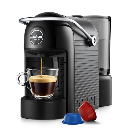 Lavazza, A Modo Mio Jolie EVO, Coffee Capsule Machine, Made from 36% Recycled Plastic, Compatible with A Modo Mio Pods, , Black