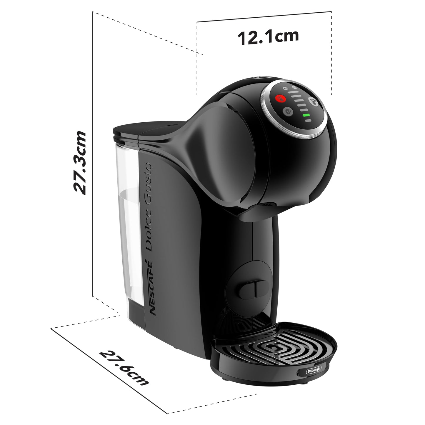 NESCAFÉ EDG315.B Dolce Gusto Pod Coffee Machines Genio S Plus Automatic coffee machine Black by Delonghi Black