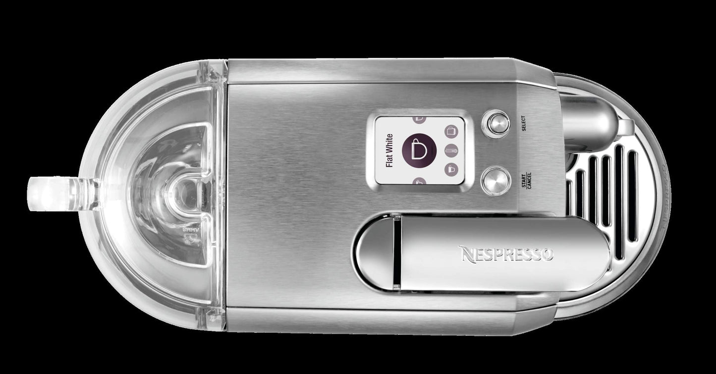 Nespresso Creatista Plus Automatic Pod coffee machine with milk frother wand for Espresso, Cappuccino & Flat White by Sage in Brushed Stainless Steel