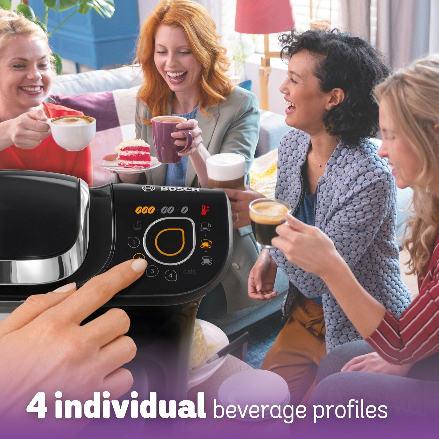 Tassimo by Bosch My Way 2 TAS6502GB Coffee Machine, 1500 Watt, 1.3 Litre - Black